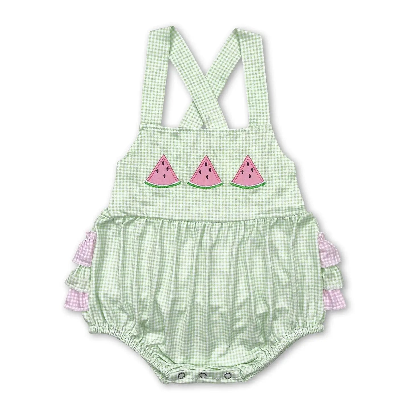 Watermelon Baby Girls Summer Romper