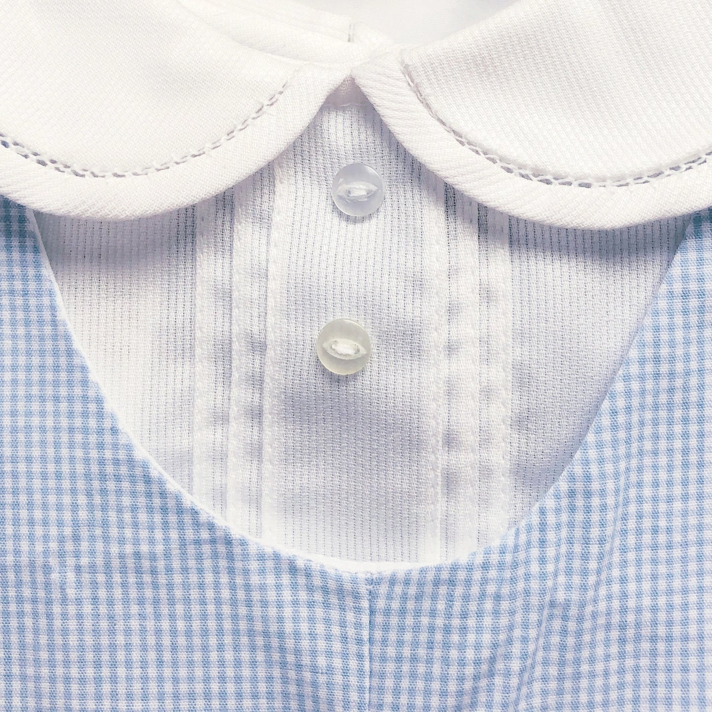Blue and White Traditional Romper