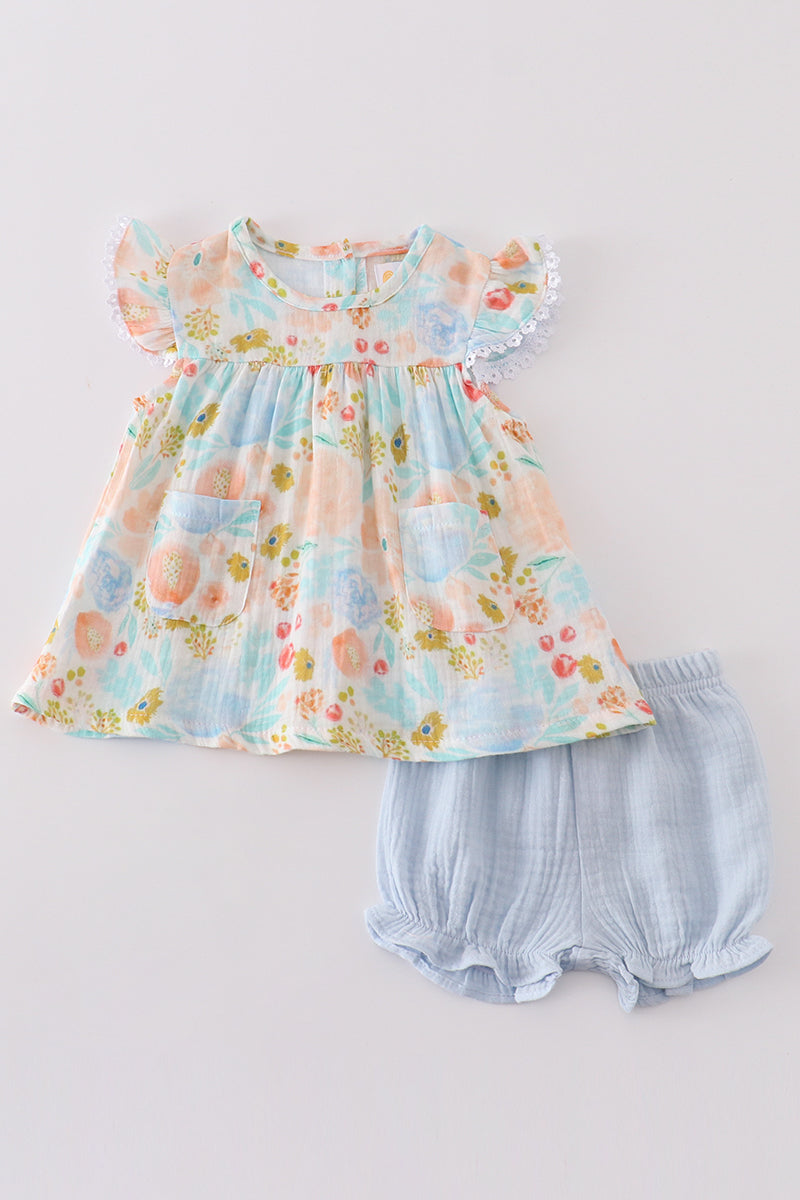 Floral Two Piece Set