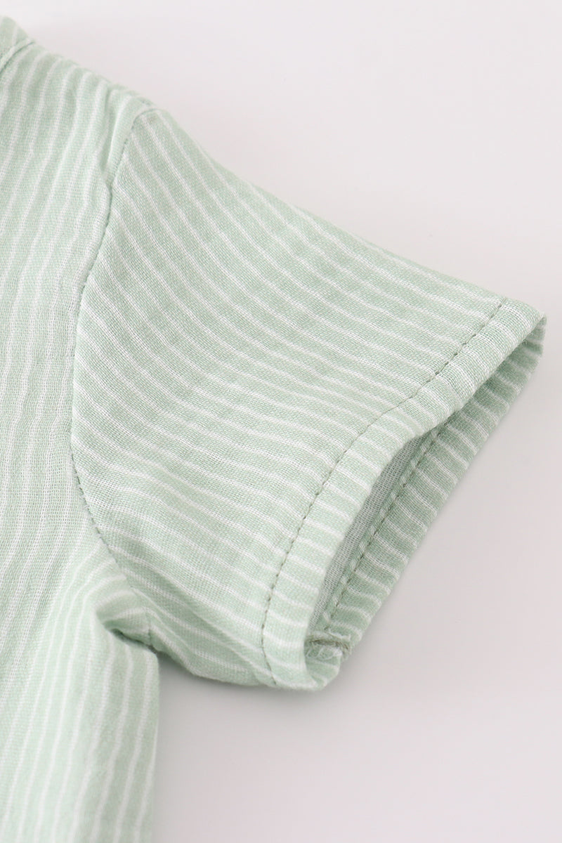 Sage Boy Romper