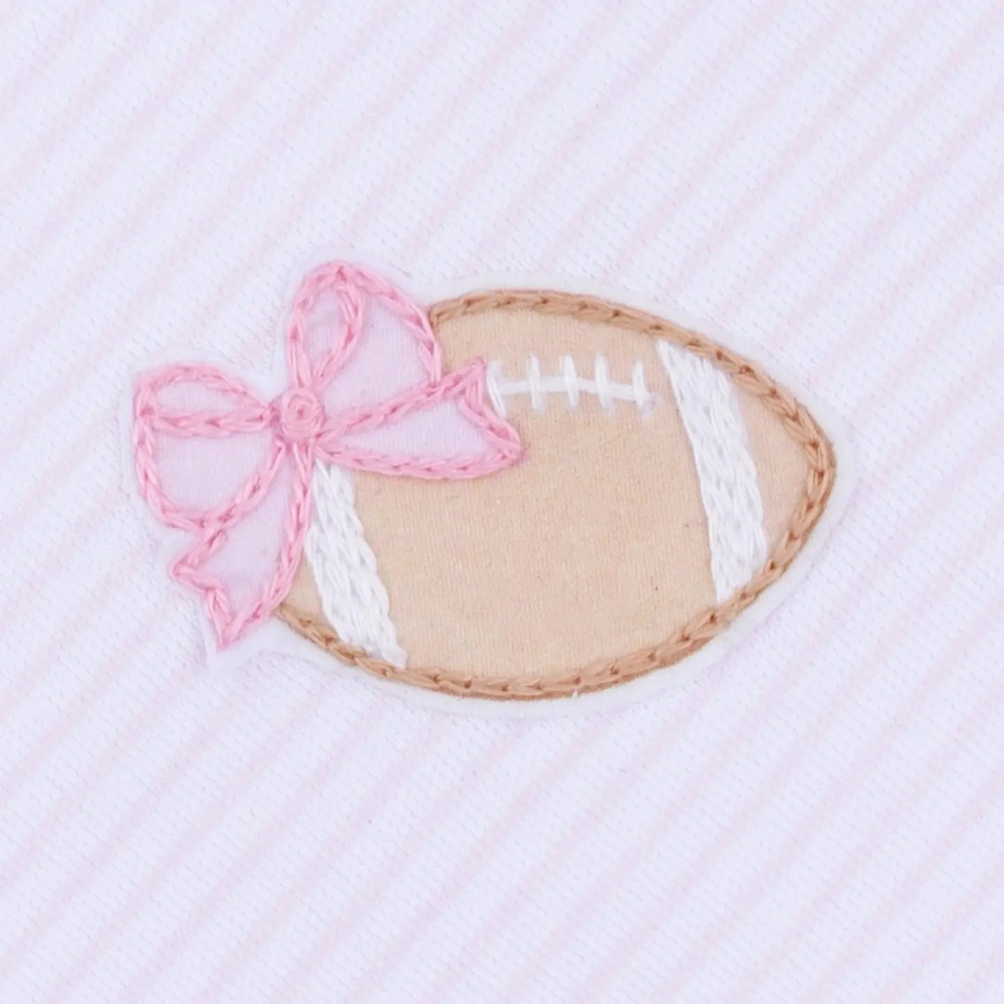 Touchdown Cutie Embroidered Bubble - Pink