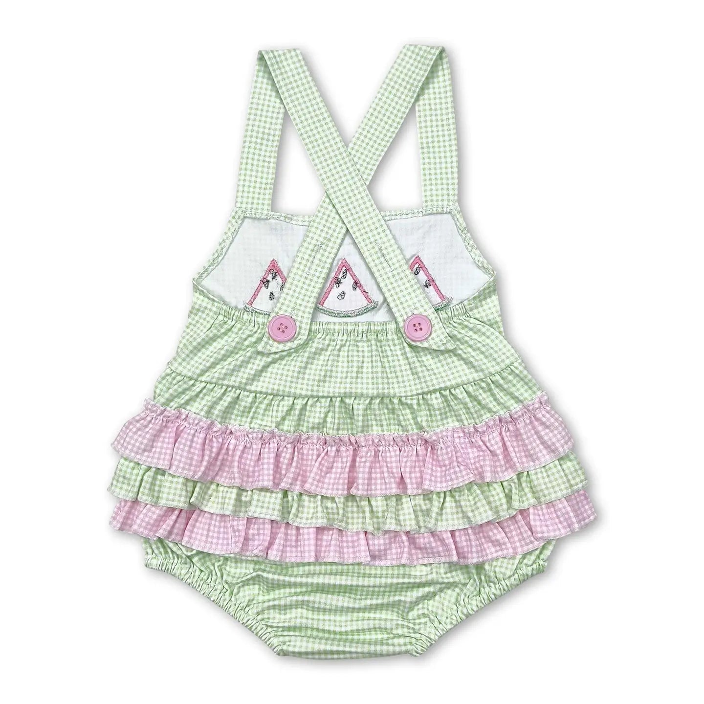 Watermelon Baby Girls Summer Romper