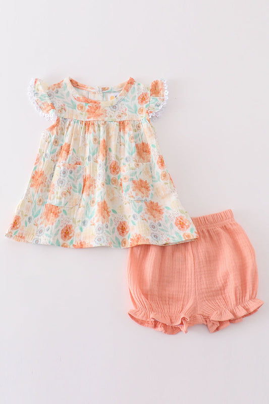 Floral Baby Set