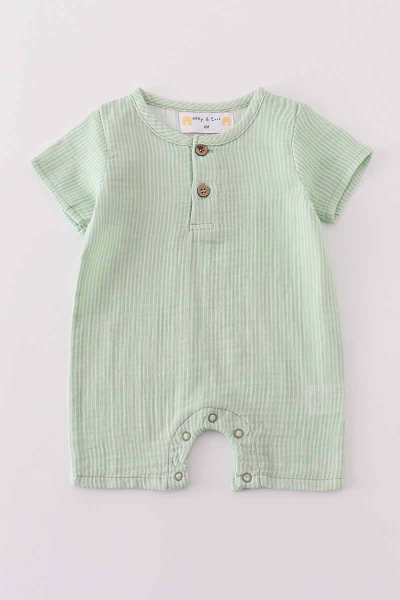 Sage  Boy Romper