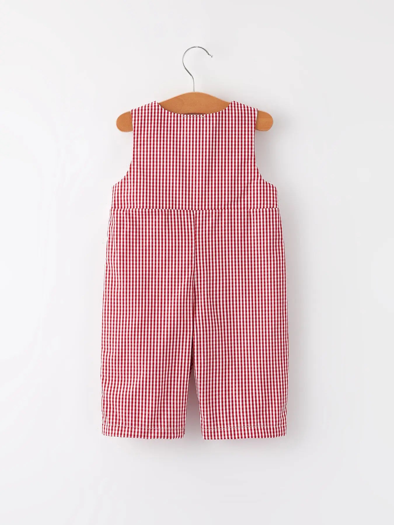 Little Slugger Baseball Plaid Romper