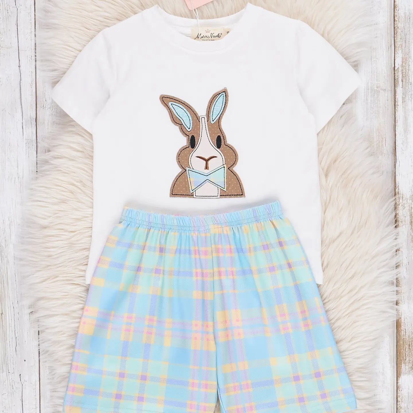 Mr. Bunny Plaid Outfit