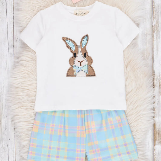 Mr. Bunny Plaid Outfit